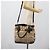 Borsa Tote BURBERRY Nova Check PVC 2way Beige Oro Auth 190614 D'oro - vista 29