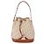 Borsa a tracolla Christian Dior Romantic Chain PVC Beige Argento Auth 191704 - vista 13