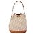 Borsa a tracolla Christian Dior Romantic Chain PVC Beige Argento Auth 191704 - vista 2