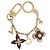 LOUIS VUITTON Monogram Bijoux Sac Chainne Charm per borsa Gold M63086 LV Auth 190451M Rosa Monogramma