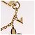 LOUIS VUITTON Monogram Bijoux Sac Chainne Charm per borsa Gold M63086 LV Auth 190451M Rosa Monogramma - vista 10