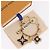 LOUIS VUITTON Monogram Bijoux Sac Chainne Charm per borsa Gold M63086 LV Auth 190451M Rosa Monogramma - vista 12