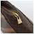 Céline Borsa CELINE Macadam Canvas PVC Pelle Marrone Oro Auth mr2662 D'oro - vista 17