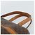 Céline Borsa CELINE Macadam Canvas PVC Pelle Marrone Oro Auth mr2662 D'oro - vista 8