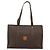 Céline CELINE Macadam Canvas Tote Bag PVC Leder Braun Gold Auth 190411 Golden - Ansicht 13