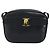 Borsa a Spalla Salvatore Ferragamo Vala in Pelle Nera e Oro Auth BA13929 Nero D'oro - vista 13