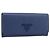 Saffiano Carteira longa PRADA em couro Safiano azul ouro Auth 190465A Dourado