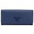 Saffiano Carteira longa PRADA em couro Safiano azul ouro Auth 190465A Dourado - vista 13