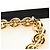 Borsa a Spalla con Catena BOTTEGA VENETA in Pelle 2way Nero Oro Auth 190448V D'oro - vista 8
