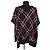 Poncho de lana marrón Eric Bompard Castaño
