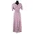 Autre Marque Vestido de seda violeta AML Paris Púrpura