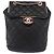 CHANEL Matelasse Rucksack Lammfell Schwarz Silber CC Authentisch 189859M - Ansicht 13