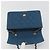 CHANEL Matelasse Chain Shoulder Bag Canvas Blue Gold CC Auth 191469SM D'oro - vista 20