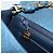 CHANEL Matelasse Chain Shoulder Bag Canvas Blue Gold CC Auth 191469SM D'oro - vista 24