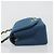 CHANEL Matelasse Chain Shoulder Bag Canvas Blue Gold CC Auth 191469SM D'oro - vista 4
