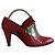 Décolleté Dior in pelle bordeaux Bordò