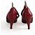 Décolleté Dior in pelle bordeaux Bordò - vista 2
