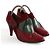 Décolleté Dior in pelle bordeaux Bordò - vista 3