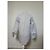 Autre Marque Camicia in cotone a righe vintage Renoma da uomo Bianco Blu S - vista 13