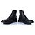 Thom Browne, botas wingtip en piel granulada negra Negro - vista 6