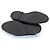 Thom Browne, botas wingtip en piel granulada negra Negro - vista 7