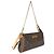 Clutch Eva in tela Monogram Louis Vuitton Marrone