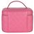Vanity Chanel Beauty Case Large in Caviar Trapuntato Rosa con Manico Superiore - vista 2