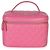 Vanity Chanel Beauty Case Large in Caviar Trapuntato Rosa con Manico Superiore - vista 8