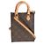 Louis Vuitton Monogram Canvas Petit Sac Plat Marrone - vista 2