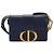 Borsa 30 Montaigne in pelle di vitello blu navy Christian Dior - vista 3