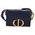 Borsa 30 Montaigne in pelle di vitello blu navy Christian Dior - vista 8