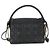 Borsa a tracolla mini drawstring Milly Lady Dior in agnello nero Cannage Christian Dior - vista 2