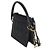 Borsa a tracolla mini drawstring Milly Lady Dior in agnello nero Cannage Christian Dior - vista 4