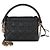 Borsa a tracolla mini drawstring Milly Lady Dior in agnello nero Cannage Christian Dior - vista 6