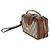Borsa Mini con Chiusura Gucci Beige Brown GG Supreme Monogram Marrone - vista 3