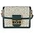 Louis Vuitton Mini Dauphine em denim acolchoado verde com estampa monogram - vista 8