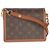 Louis Vuitton Mini Dauphine in tela Monogram Reverse Marrone Nero - vista 2