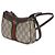 Borsa a tracolla Mini Ophidia in tela monogramma GG Supreme ebano e beige Gucci Multicolore - vista 3