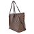 Louis Vuitton Damier Ebene Canvas Neverfull MM Marrone - vista 3