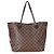 Louis Vuitton Damier Ebene Canvas Neverfull MM Marrone - vista 8