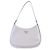 Borsa Cleo Medium in Spazzolato Grigio Prada Marrone