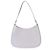 Borsa Cleo Medium in Spazzolato Grigio Prada Marrone - vista 2