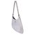 Borsa Cleo Medium in Spazzolato Grigio Prada Marrone - vista 3