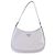 Borsa Cleo Medium in Spazzolato Grigio Prada Marrone - vista 8