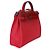Hermès Rose Mexico Rouge Piment Toile Militaire Hunter Herbag Zip 31 PHW Rosa Rosso - vista 3
