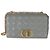 Borsa Christian Dior Caro Chain Medium in pelle di vitello morbida grigia cannage Marrone Blu - vista 8