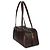 Grande borsa a tracolla in pelle di vitello invecchiata marrone cacao Prada - vista 3