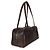 Grande borsa a tracolla in pelle di vitello invecchiata marrone cacao Prada - vista 4