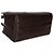 Grande borsa a tracolla in pelle di vitello invecchiata marrone cacao Prada - vista 7