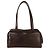 Grande borsa a tracolla in pelle di vitello invecchiata marrone cacao Prada - vista 8